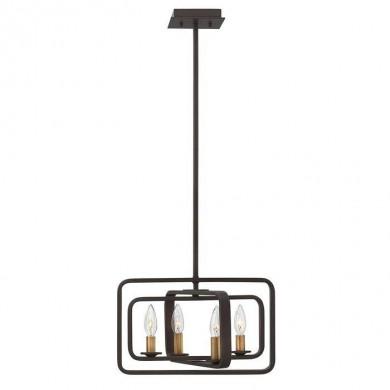 Suspension Interieur Quentin Bronze 4x60W E14 H362-1174mm HINKLEY HK-QUENTIN-4P-A