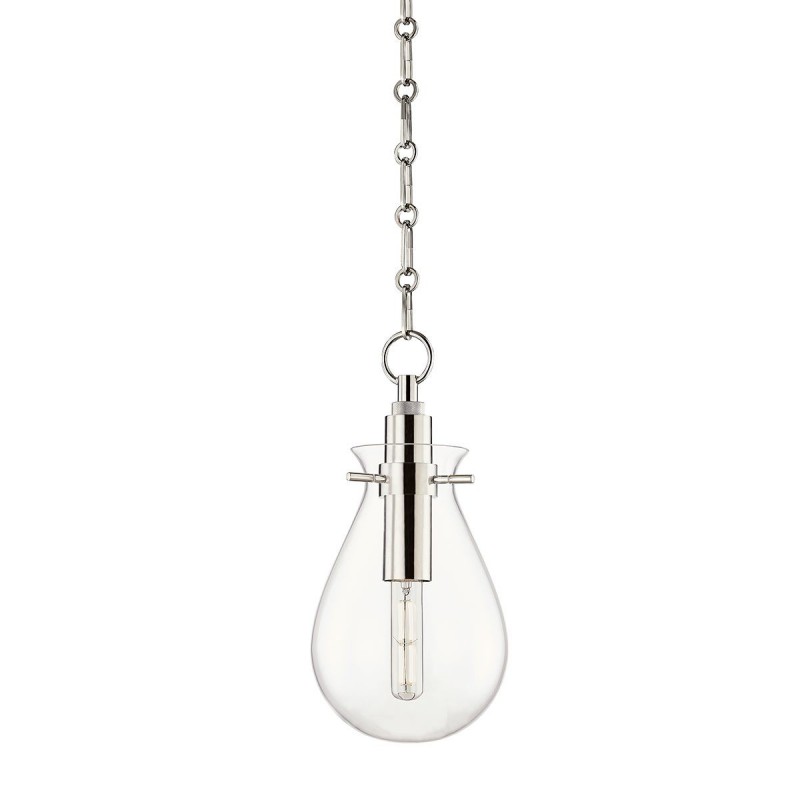 Suspension Ivy 5W E27 LED Nickel HUDSON VALLEY LIGHTING BKO101-PN-CE