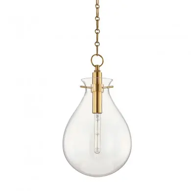Suspension Ivy 7W E27 LED Laiton HUDSON VALLEY LIGHTING BKO102-AGB-CE