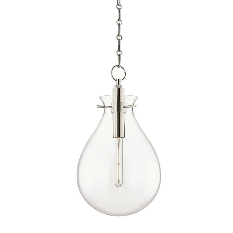 Suspension Ivy 7W E27 LED Nickel HUDSON VALLEY LIGHTING BKO102-PN-CE