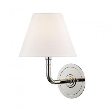 Applique Murale Signature No.1 40W E14 Nickel HUDSON VALLEY LIGHTING MDS600-PN-CE