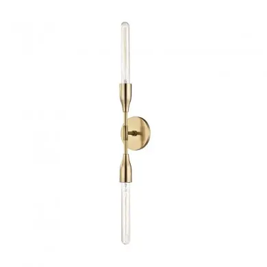 Applique Murale Tara 2x40W E27 Laiton MITZI H116102-AGB-CE