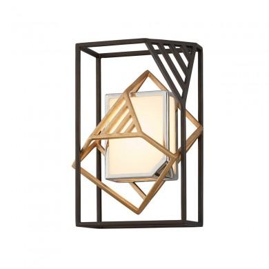 Applique Murale Cubist 12W E27 Or Bronze TROY LIGHTING B6081-CE