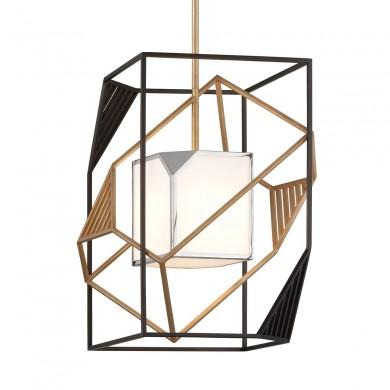 Suspension Cubist 40W E27 Or Bronze TROY LIGHTING F6085-CE