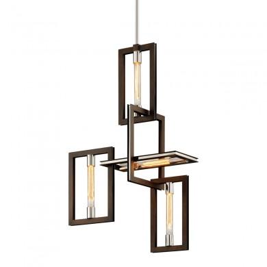 Suspension Enigma 4x40W E27 Bronze TROY LIGHTING F6184-CE