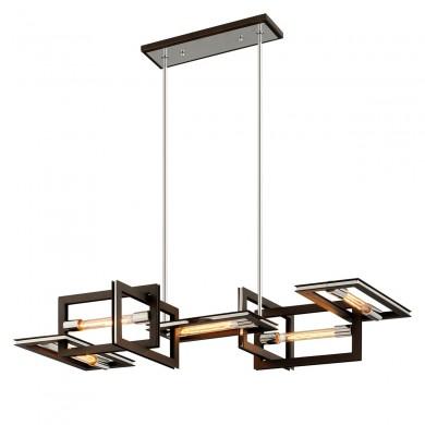 Suspension Enigma 5x40W E27 Bronze TROY LIGHTING F6185-CE