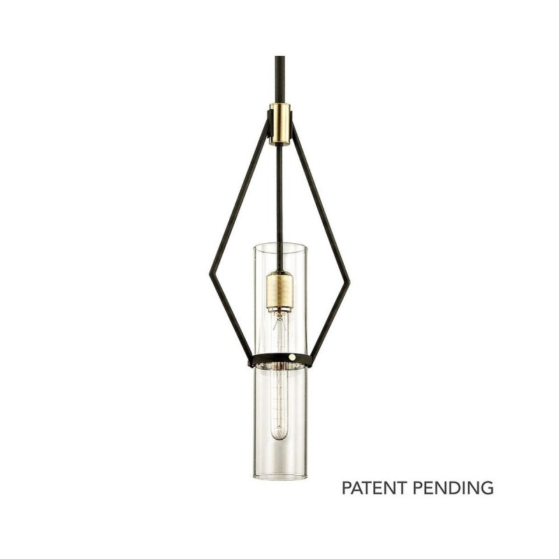 Suspension Raef 40W E27 Bronze Laiton TROY LIGHTING F6314-CE