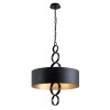 Suspension Rivington 6x60W E14 Cuivre TROY LIGHTING F7235-CE