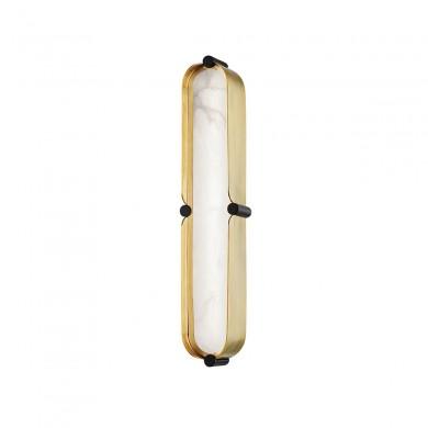 Applique Tribeca 10W LED Laiton Noir HVL_2916-AGB-BK-CE 2916-AGB-BK-CE Applique Tribeca 10W LED Laiton Noir HUDSON VALLEY LIGHTING 2916-AGB-BK-CE