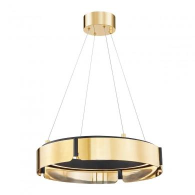 Suspension Tribeca 40W LED Laiton Noir HUDSON VALLEY LIGHTING 2922-AGB-BK-CE