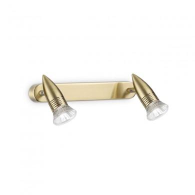 Applique Murale Alfa 2x50W GU10 Laiton IDEAL LUX 287829