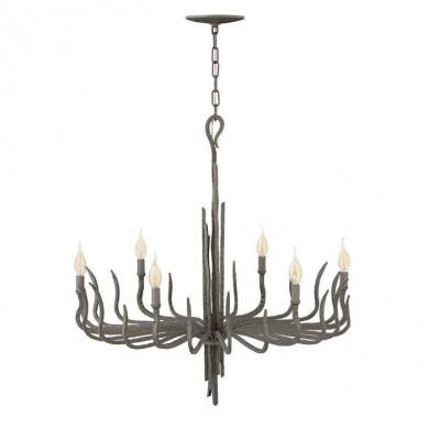 Lustre Spyre Bronze 6x60W E14 HINKLEY HK-SPYRE6C MMB