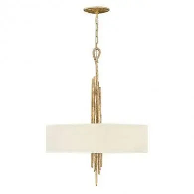 Suspension Spyre Champagne Or 6x60W E14 HINKLEY HK-SPYRE6P CPG