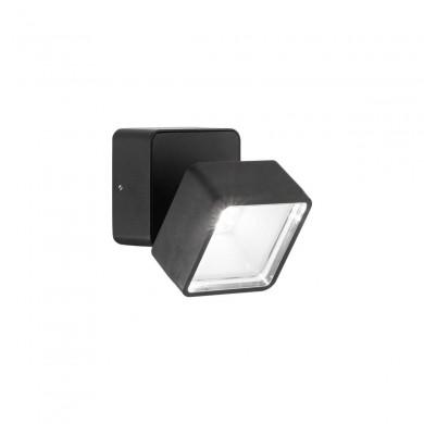 Applique Extérieur Omega Square 1x7W LED Noir IDEAL LUX 285535