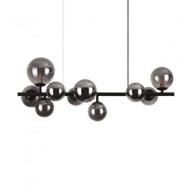 Suspension Perlage 10x15W G9 Noir IDEAL LUX 271408