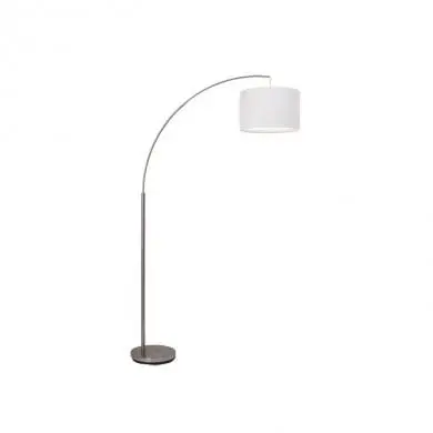 Lampadaire 1 lumière CLARIE 1x60W E27 ACIER VERRE BLANC BRI_13258_05 13258/05 Lampadaire 1 lumière CLARIE 1x60W E27 ACIER VERRE BLANC BRILLIANT 13258/05