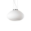 Suspension Plisse' 1x60W E27 Chromé H290 IDEAL LUX 285184