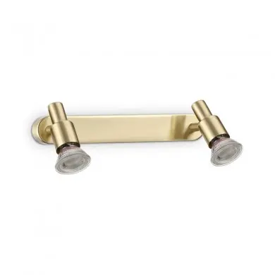 Applique Murale Slem 2x50W GU10 Laiton IDEAL LUX 287836