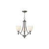 Lustre Truman 3x60W Argent foncé HINKLEY hktruman3