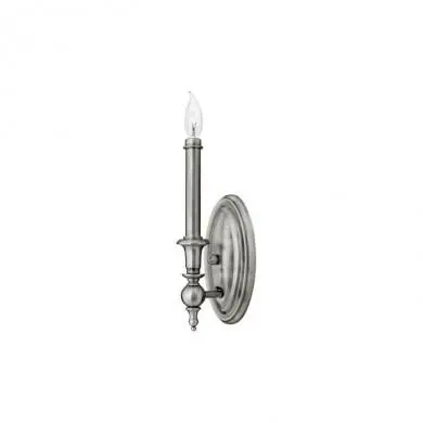 Applique Murale Yorktown 1x60W Argent foncé HINKLEY hkyorktown1
