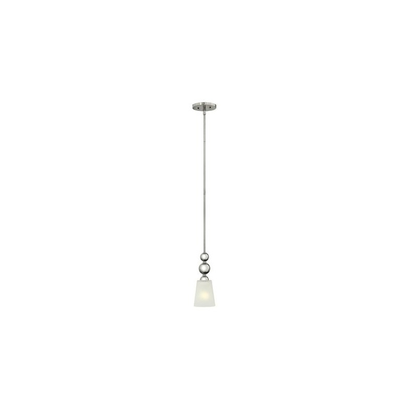 Suspension Zelda 1x60W Nickel Poli HINKLEY hkzeldapapn