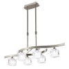Suspension Cuadrax 6x5W G9 LED Nickel Fumé MANTRA 0004045