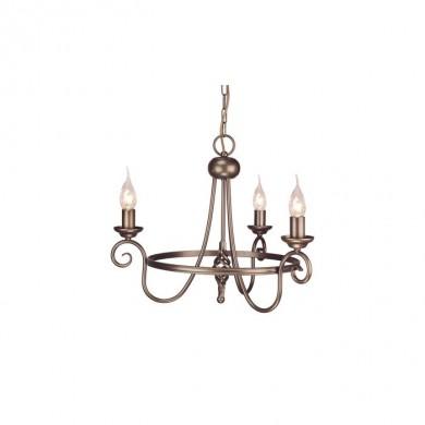 Lustre Harlech 3x60W Bronze foncé ELSTEAD LIGHTING hr3adb