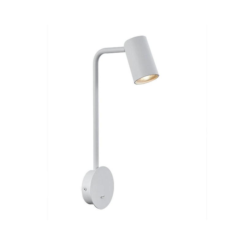 Applique Murale Sal 1x10W GU10 LED Blanc Fumé On-Off MANTRA 7524