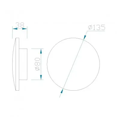 Applique Murale Bora Bora 1x6W Blanc MANTRA C0101