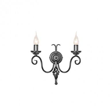 Applique Murale Harlech 2x60W Noir ELSTEAD LIGHTING hrt2blk