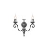 Applique Murale Harlech 2x60W Noir ELSTEAD LIGHTING hrt2blk