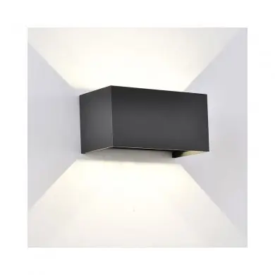 Applique Extérieur Davos 1x24W Noir Fumé 3000K MANTRA 7817