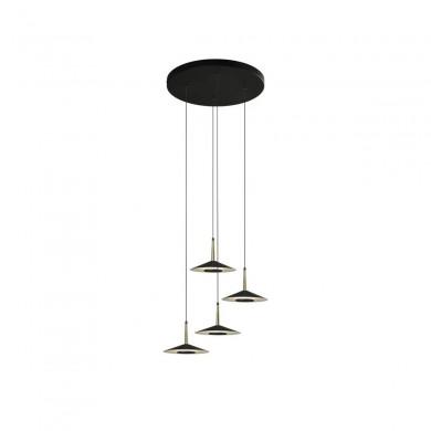 Suspension Orion 1x32W Noir Laiton MANTRA 7476