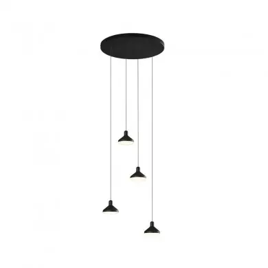 Suspension Sirio 1x32W Noir Blanc MAN_7313 7313 Suspension Sirio 1x32W Noir Blanc MANTRA 7313