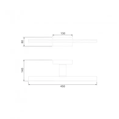 Applique Murale Morne 1x12W Chromé MANTRA 6760