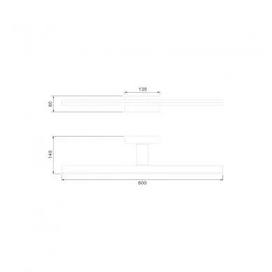 Applique Murale Morne 1x16W Chromé MANTRA 6761