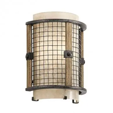 Applique Murale Ahrendale 1x60W Argent foncé ELSTEAD LIGHTING klahrendale1