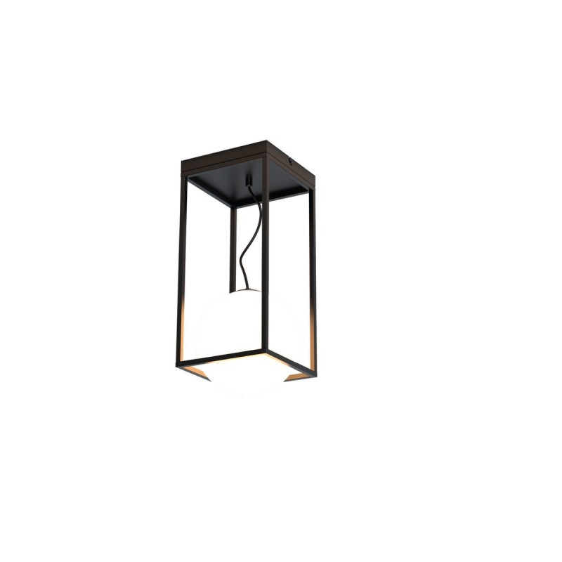 Plafonnier Desigual 1x20W E27 LED Noir Blanc H42,5 MANTRA 7606