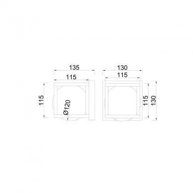 Applique Murale Desigual 1x5W G9 LED Noir Blanc MANTRA 7609
