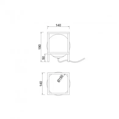 Lampe Boule Desigual 1x20W E27 LED Noir Blanc MAN_7612 7612 Lampe Boule Desigual 1x20W E27 LED Noir Blanc MANTRA 7612