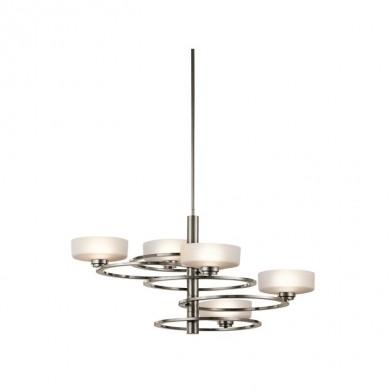 Lustre Aleeka 4x40W Argent ELSTEAD LIGHTING klaleeka5b