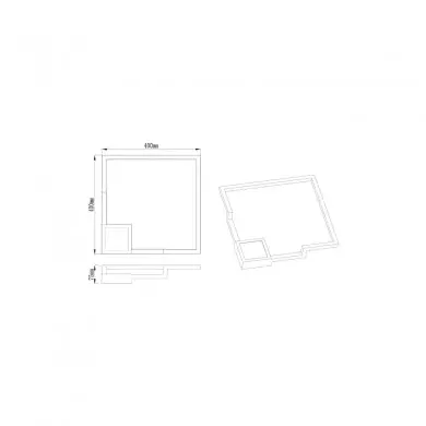 Applique Murale Boutique 1x25W Blanc 1370LM MANTRA 7668