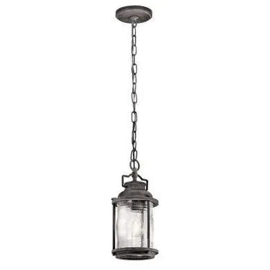 Suspension Exterieur Ashland Bay Zinc 1x60W E27 KICHLER KL-ASHLANDBAY8-S