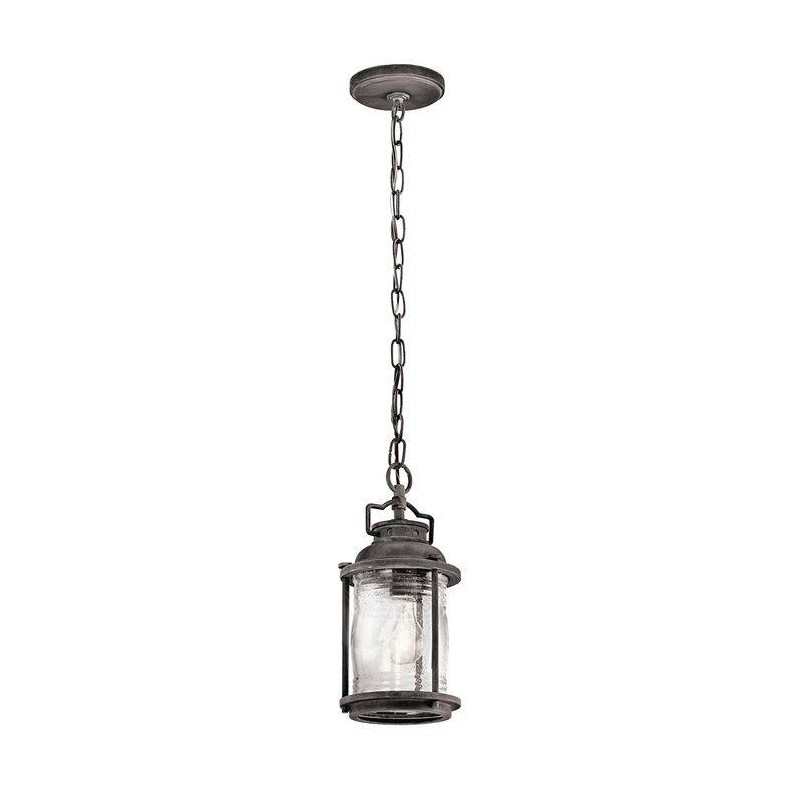 Suspension Exterieur Ashland Bay Zinc 1x60W E27 KICHLER KL-ASHLANDBAY8-S