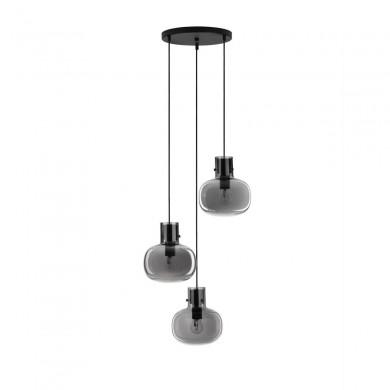 Suspension Cinzia 3x12W Ε27 Noir H25-178 NOVA LUCE 9236530