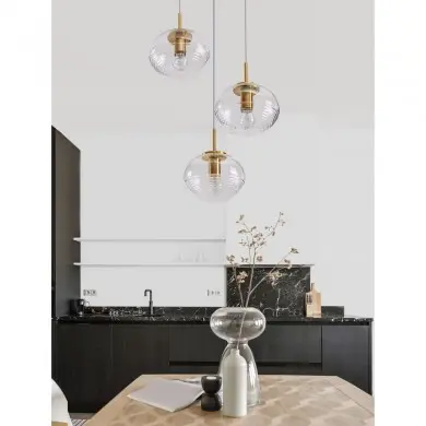 Suspension Maeve 3x12W ?27 Or NOVA LUCE 9236755