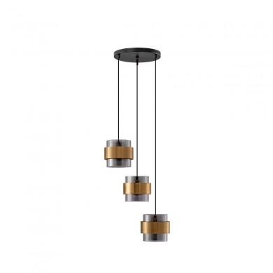 Suspension Sianna 3x12W Ε27 Or H170 NOVA LUCE 9236372