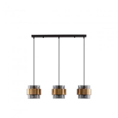 Suspension Sianna 3x12W Ε27 Or H140 NOVA LUCE 9236382