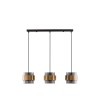 Suspension Sianna 3x12W Ε27 Or H140 NOVA LUCE 9236382