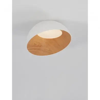 Plafonnier Selene 26W LED Blanc Bois NOVA LUCE 9345622